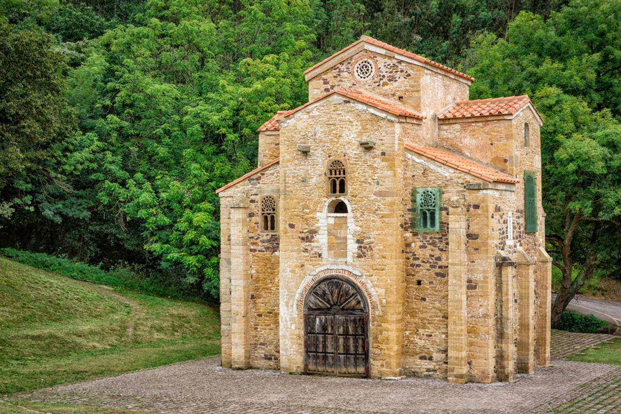 Church of Saint Miguel of Lillo, Oviedo, Asturias, Spain