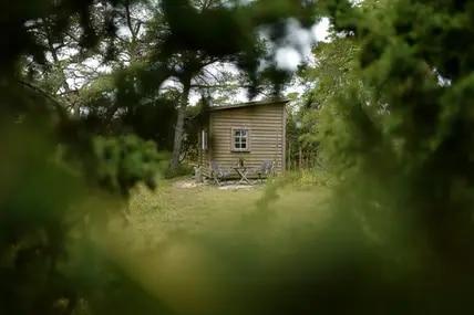 Im Ferienhäuschen Hermit Cabin gibt es Einsiedlerurlaub vom Feinsten.