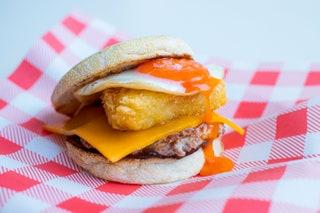 BEST FOR British staples     THE ORDER the breakfast sandwich  A smart spin on the typical greasy spoon and a wine bar...