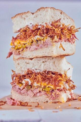 BEST FOR latenight party food    THE ORDER ham egg n chips  the classic  Phew where to start Max Halleys address in...